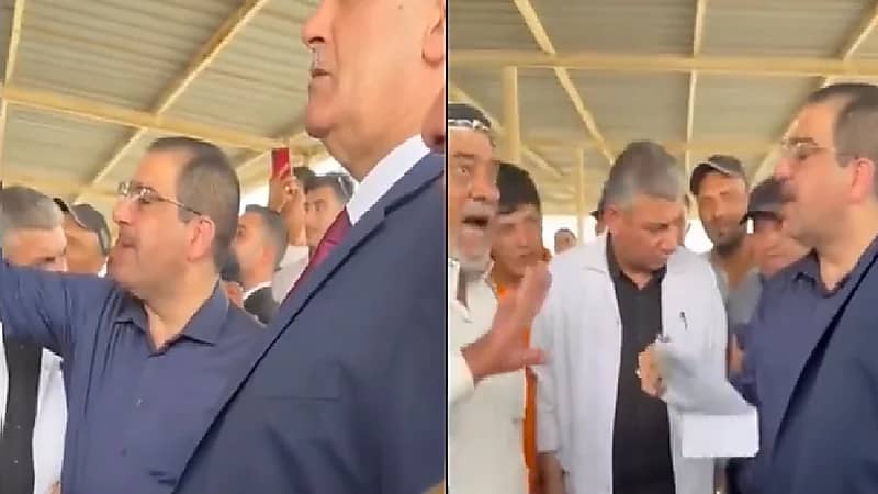تصرفات وزير عراقي مع مسن تثير الغضب - فيديو