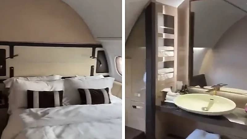 فندق خمس نجوم داخل طائرة قطرية .. فيديو