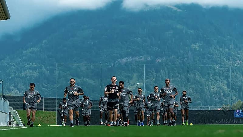 الهلال يستعد لودية دينامو كييف