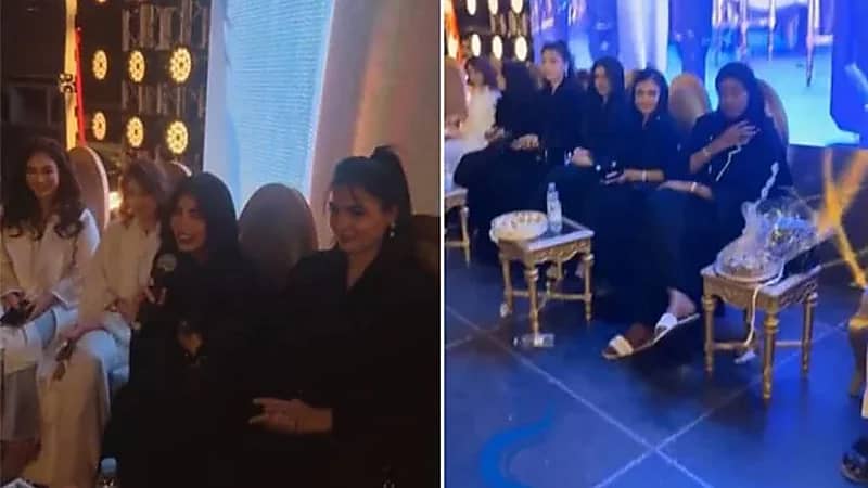 حفل معرض عطور في أبها بحضور عدد من مشهورات التيك توك - فيديو