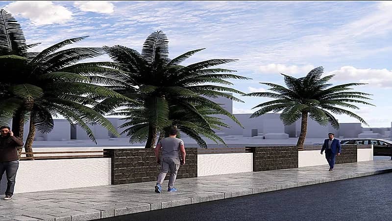 جانب من المقترح التصميمي لتسوير مزارع المدينة المنورة..صور