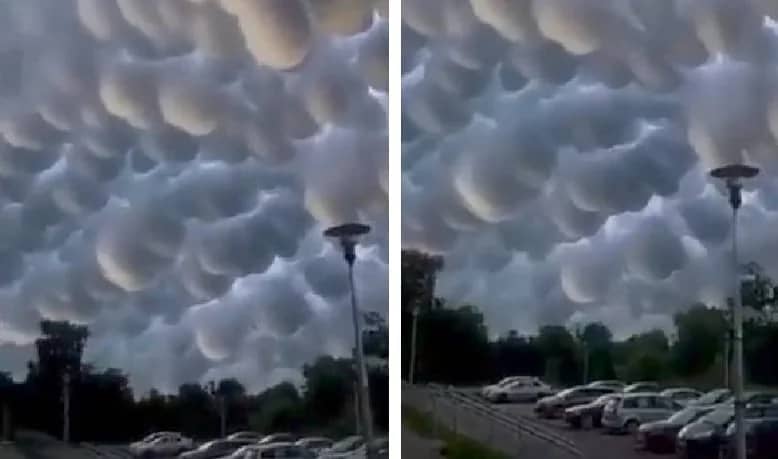 بعدما شوهدت في مكة وأبها .. المسند يوضح ما هي سحب الماماتوس .. فيديو