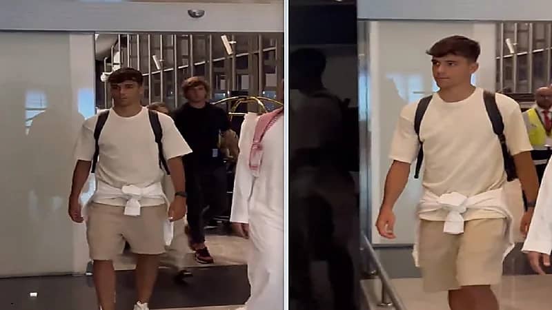 لحظة وصول فيغا إلى جدة .. فيديو