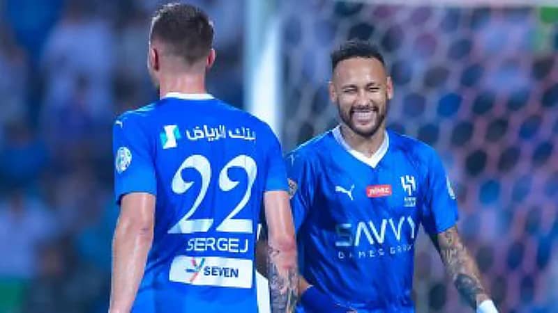 نيمار يتحدث لجماهير الهلال عبر حساب النادي  ..  فيديو