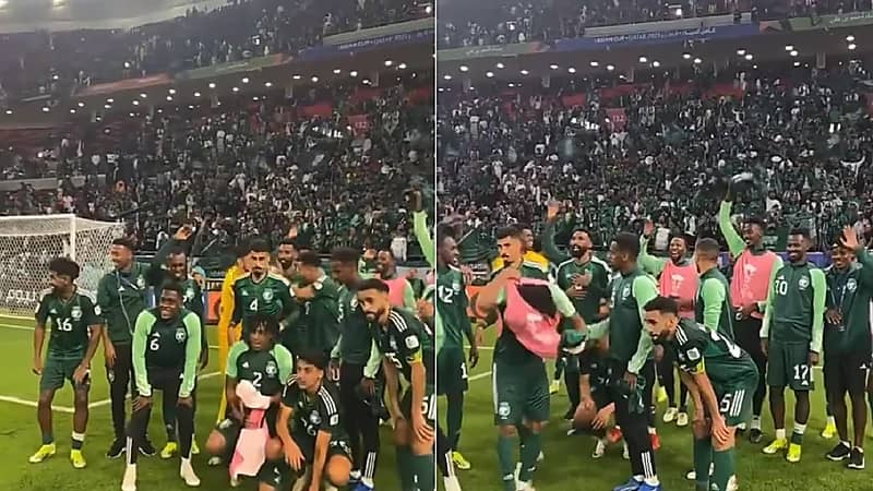 جماهير الأخضر تردد: صبو لي فنجان عال العال .. فيديو