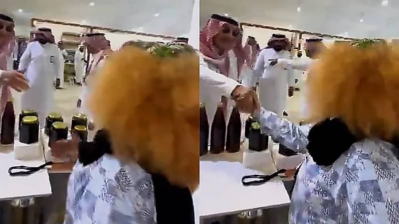 رجل يمتنع عن قص شعره لمدة 19 عامًا بجازان .. فيديو