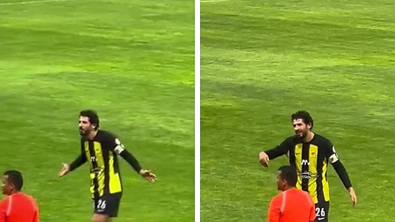 لحظة غضب أحمد حجازي على الحكم بعد إلغاء ركلة جزاء .. فيديو