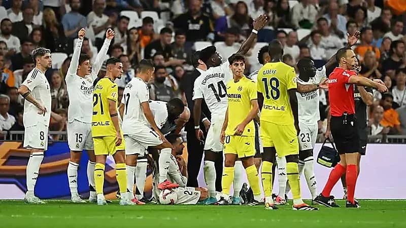 لاعب من ريال مدريد يتسبب في إصابة كارفخال .. فيديو