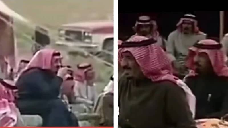 كشتة برية للملك فهد والملك سلمان بحفر الباطن قبل 37 عامًا .. فيديو