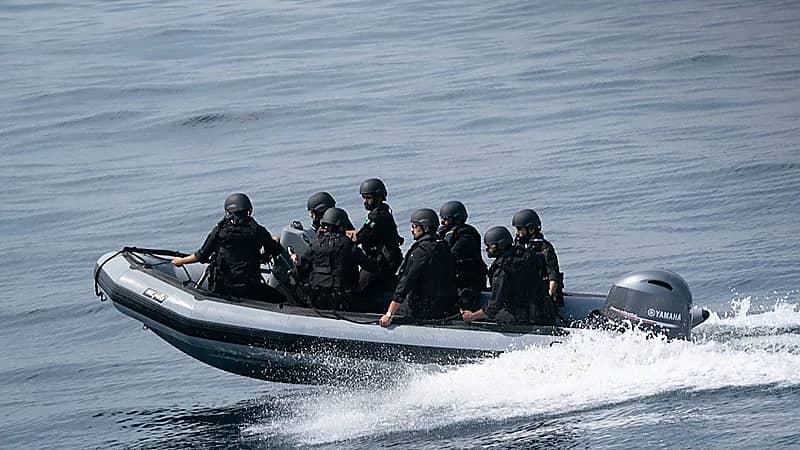 اختتام مناورات التمرين البحري الثنائي المختلط  بمشاركة القوات  البحرية