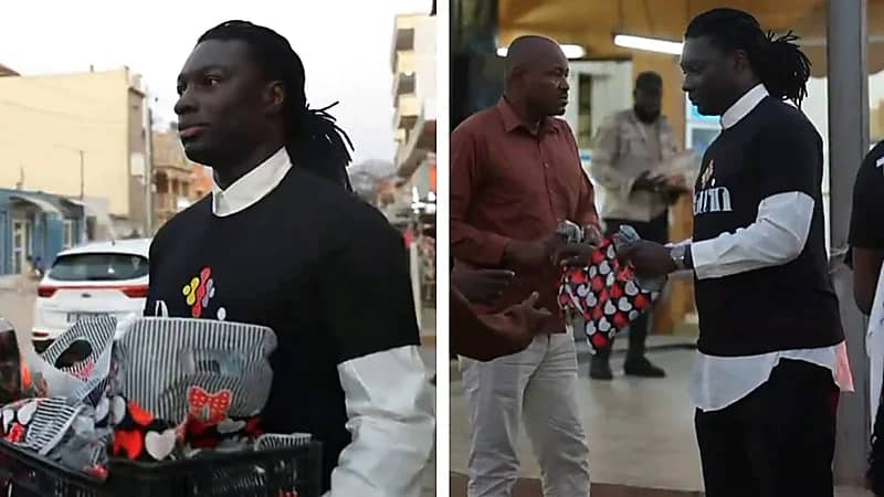 غوميز يوزع سلال إفطار في السنغال .. فيديو