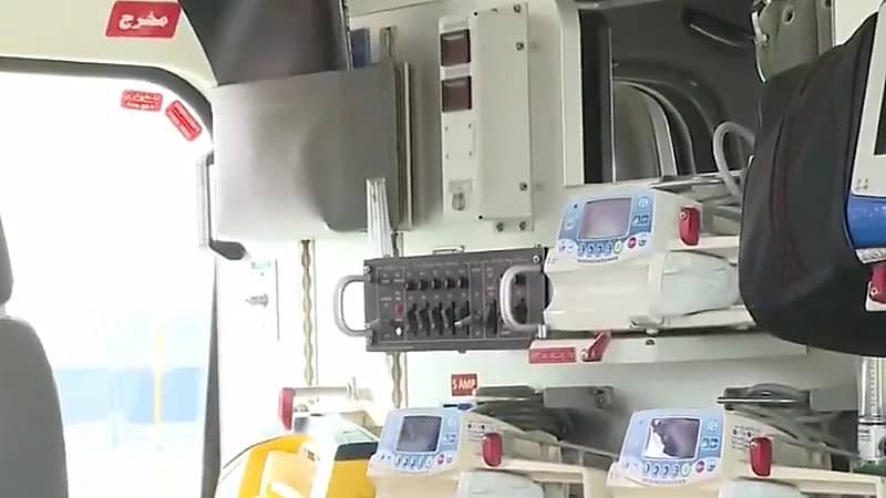 طائرة الإخلاء الطبي من نوع "aw139" المخصصة لنقل الحالات الحرجة من المشاعر المقدسة  .. فيديو