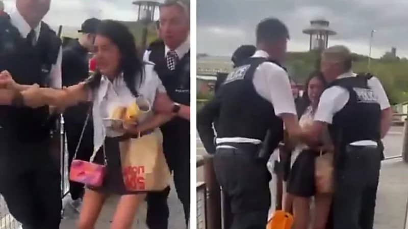 اعتقال مراهقة بريطانية بسبب وجبة من ماكدونالدز .. فيديو