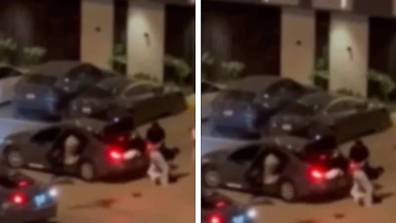 مباشرة واقعة اعتداء متداول عبر مقطع مرئي بالرياض .. فيديو