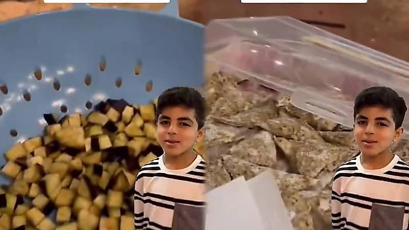 مقطع طريف لنجل الزعاق وهو يتولى تصوير المحتوى أثناء سفر والده..فيديو