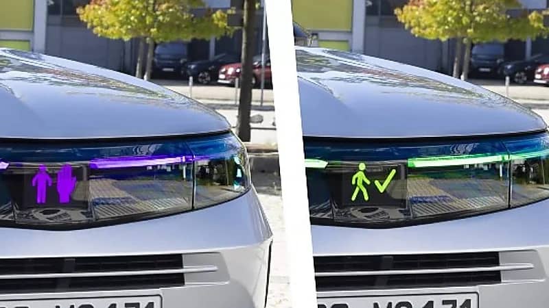 أوبل تطرح أول سيارة تعرض إشارات المرور على مقدمتها لحماية المشاة