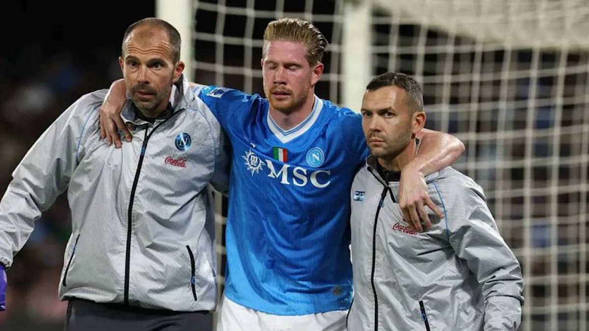 إصابة دي بروين تهدد مشاركته مع نابولي