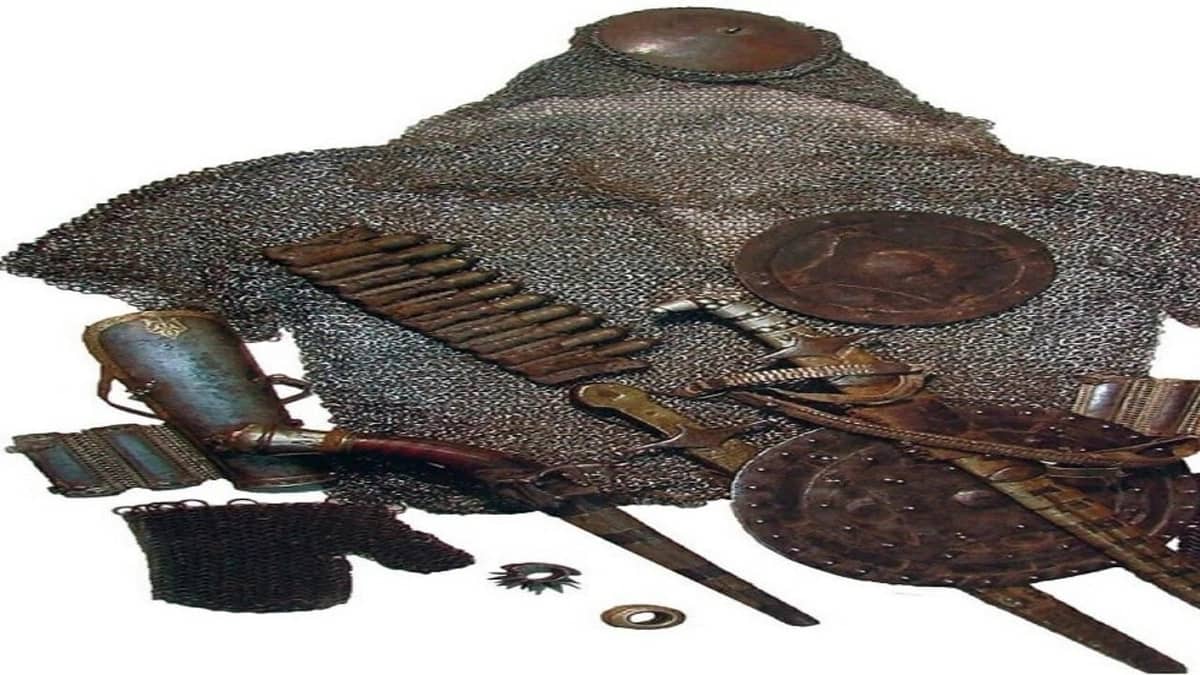 اكتشاف دروع قتالية نادرة تعود للقرن التاسع الميلادي