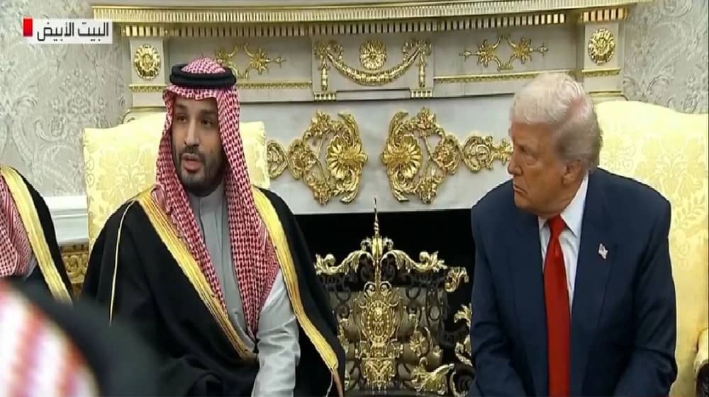 ولي العهد يبحث مع ترامب مسار حل الدولتين واتفاقات إبراهيم.. فيديو