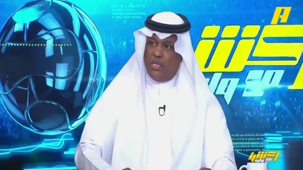 عبدالله فلاته: طرد الجهني أمام القادسية غير صحيح.. فيديو