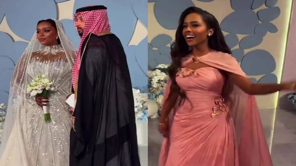 داليا مبارك تخطف الأنظار في حفل زفاف شقيقتها.. فيديو