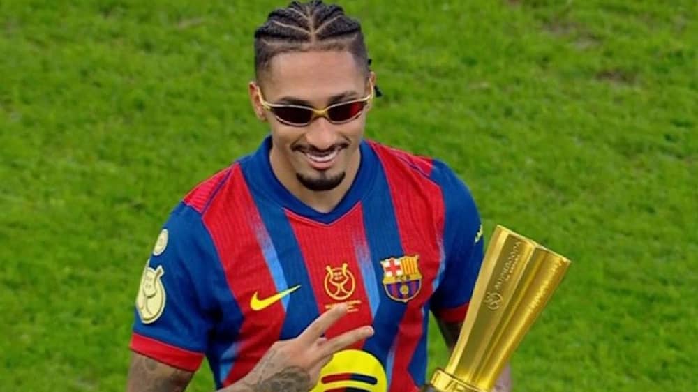 رافينها أفضل لاعب في بطولة السوبر الإسباني