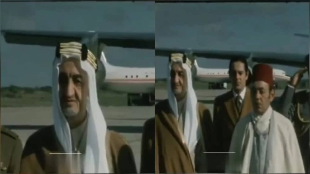 لقطات نادرة توثق استقبال ملك المغرب للقادة العرب قبل 56 عامًا.. فيديو