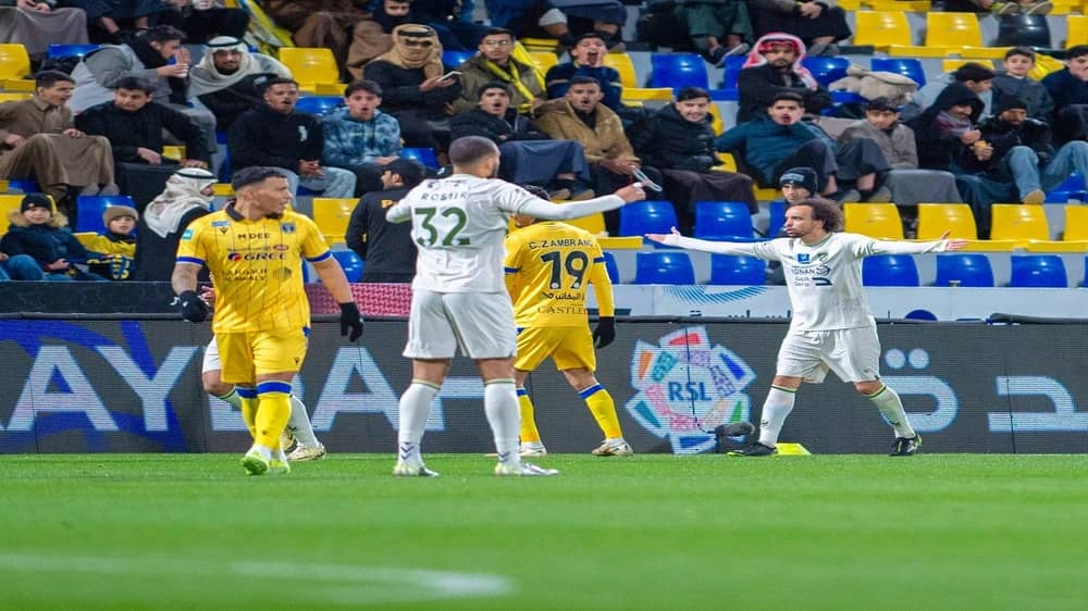 التعادل يحسم مواجهة التعاون والحزم