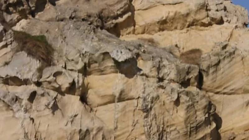 شخص ينجو من الموت بعدما علق في صدع صخري