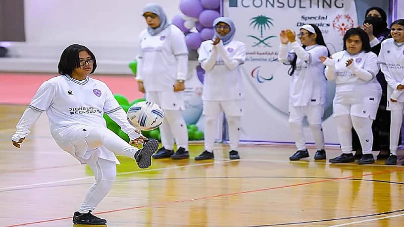 فريق نسائي لذوي الإعاقة في الرياض