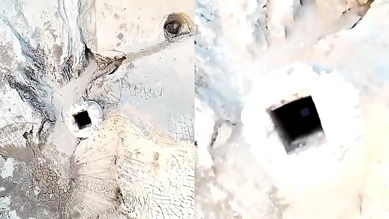 شاب يوثق مشهد مصور لـ سد وادي فاطمة بعد السيول التي مرت .. فيديو