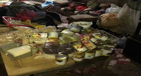 بالصور.. رفع 10 مباسط مخالقة وإزالة سقفية مخالفة بسوق " البرنو "