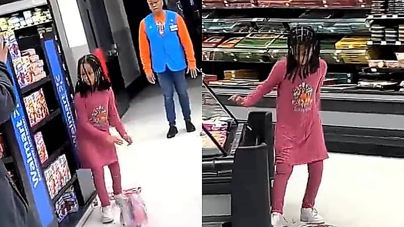 طفلة غاضبة تُثير الفوضى في متجر وردة فعل غير متوقعة من والدتها .. فيديو