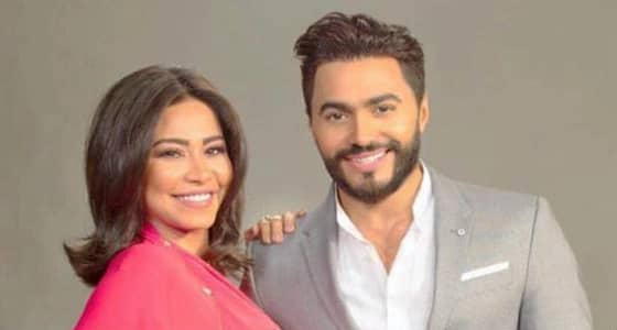 بالفيديو.. تامر حسني وشيرين يتوجهان للسويد لإحياء حفلات عيد الحب