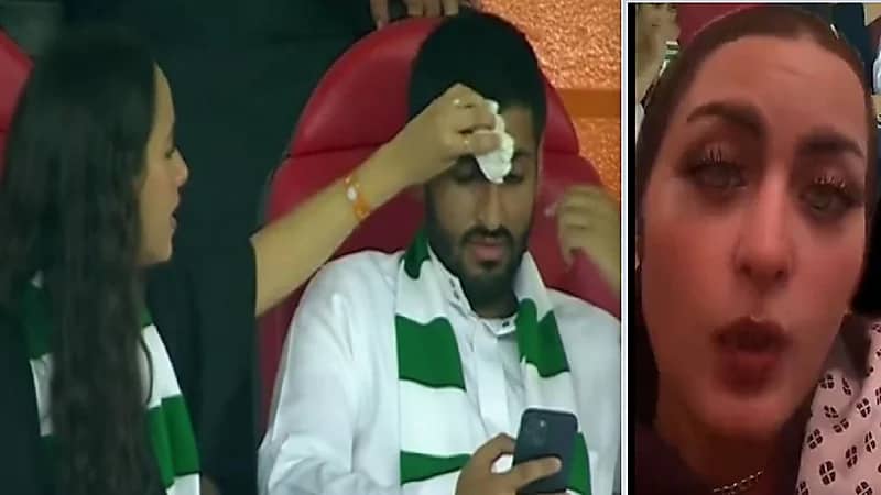 سيدة مصرية تعلق على مقطع الزوجين الأهلاويين .. فيديو