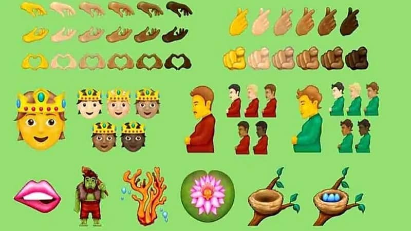بالصور.. نسخة الإيموجي القادمة تتضمن صورة رجل حامل