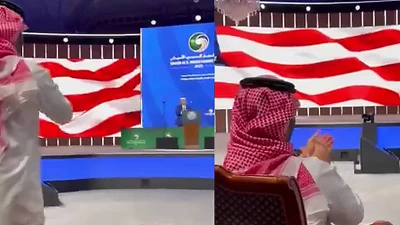 متحدثة البيت الأبيض تنشر تحية ولي العهد لـ ترامب بعد انتهاء خطابه.. فيديو