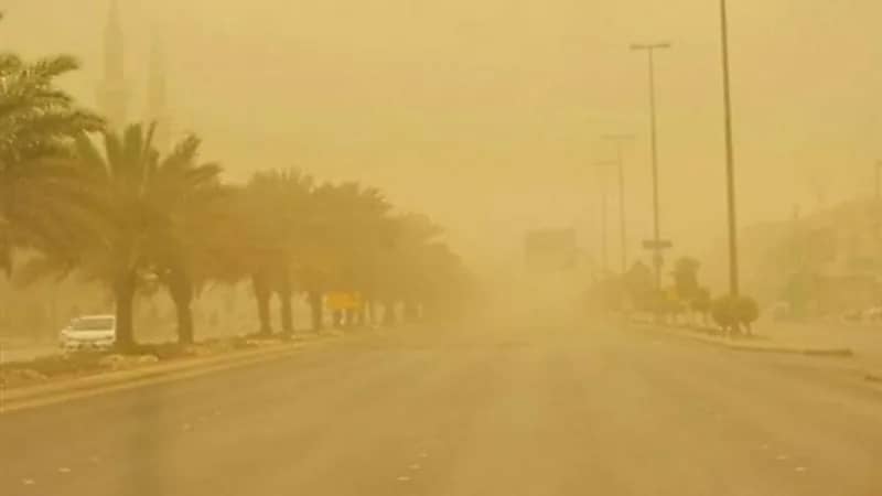 الأرصاد: عوالق تربية تؤدي إلى تدني الرؤية فى عدة مناطق بتبوك 