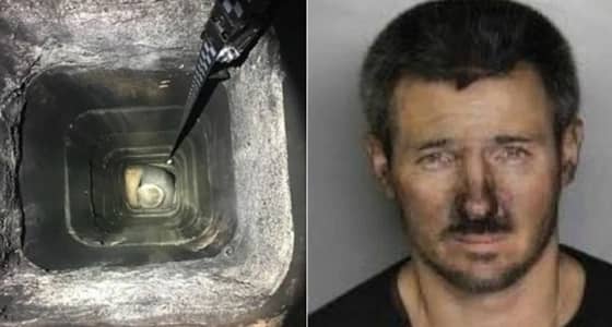 لص غبي يتصل بالشرطة لتنقذه من داخل مدخنة