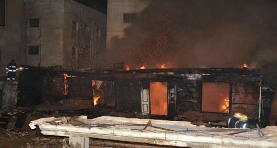 تماس كهربائي يتسبب في وقوع حريق بأحد منازل النزلة اليمانية