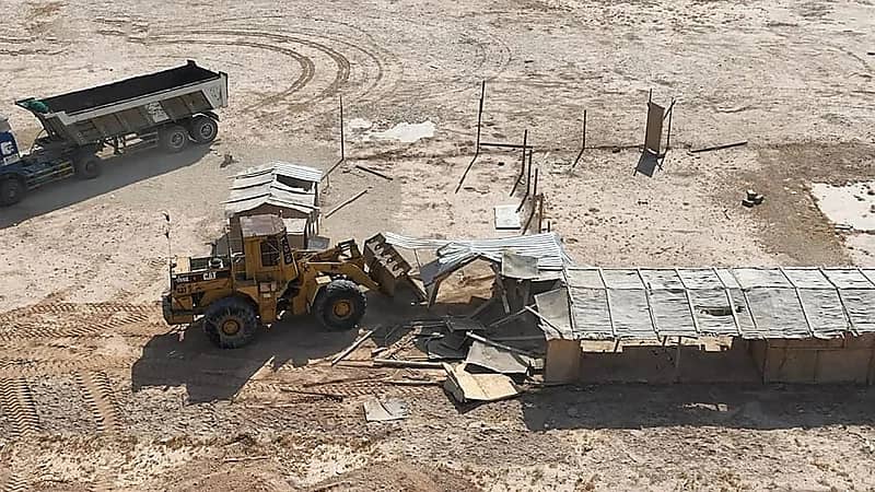 إزالة 60 موقعًا من المخيمات العشوائية بين طريق رماح والرياض