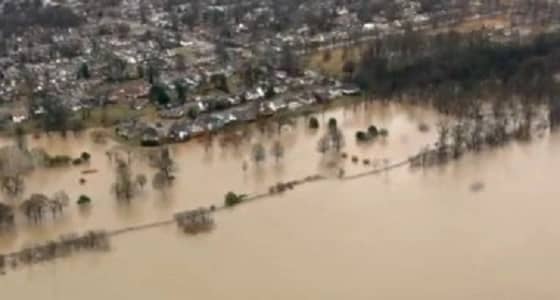 الفيضانات تغمر الأراضي الزراعية والمراعي في ألبانيا