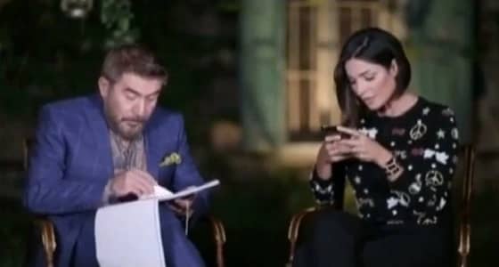 فيديو طريف لعابد فهد ونادين نسيب من كواليس مسلسل " طريق "