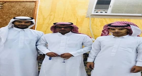 بالصور " سلطان المنتشري " يحتفل بعقد قرانه بالعرضيات