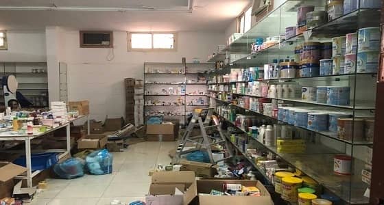 بالصور.. ضبط بدروم سكني لحفظ حليب الأطفال ومستحضرات التجميل منتهية الصلاحية