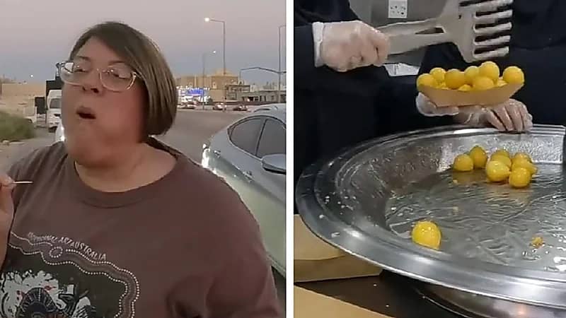 سائحات يوثقن تجربتهن مع اللقيمات والسمبوسة في الرياض.. فيديو