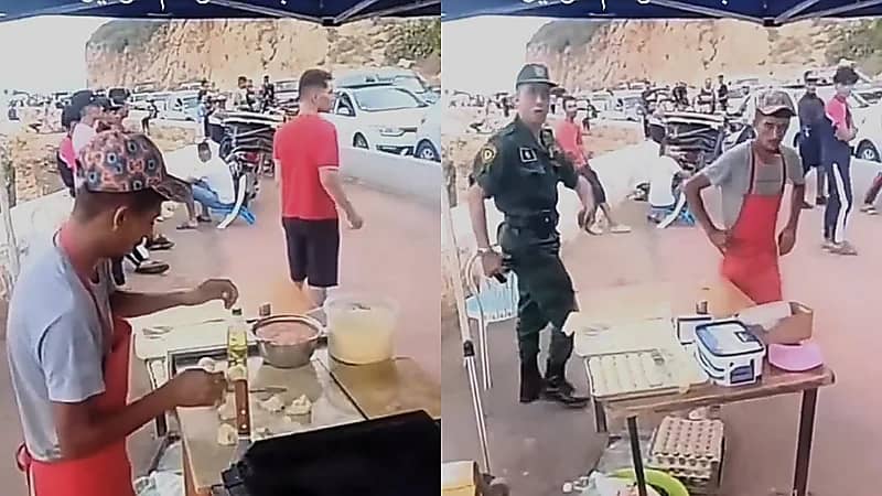 فيديو صادم لبائع متجول يتعرض للإهانة يشعل جدلاً واسعاً.. فيديو