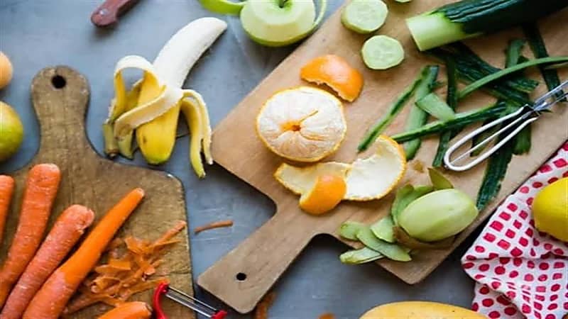 قشور الفواكه والخضروات تحتوي على فيتامينات ومعادن