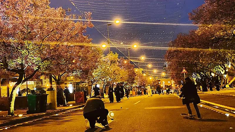 مشاهد مبهرة لشارع الفن بأبها