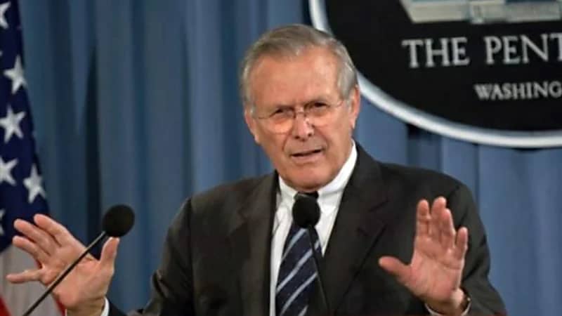 الموت يغيب وزير الدفاع الأمريكي الأسبق "رامسفيلد" عن عمر يناهز 88 عاما